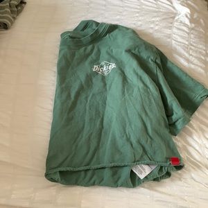 Dickies green crop top